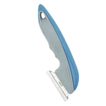 ASOTV Shed Ender Professional De-Shedding Tool for Dogs & Cats Color Silver & Blue