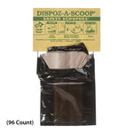 HealthPro Dispoz-A-Scoop – No Touch, No Mess, No Odor, Sanitary Dog Poop Scoopers –  96 Pack