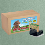 HealthPro Dispoz-A-Scoop – No Touch, No Mess, No Odor, Sanitary Dog Poop Scoopers –  250 Pack