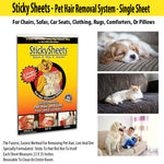 Sticky Sheets - Pet Hair Removal System - Single Sheet