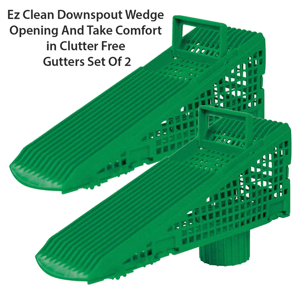 EZ Clean Downspout Wedge - Set of 2