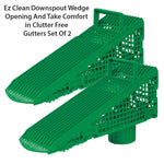 EZ Clean Downspout Wedge - Set of 2