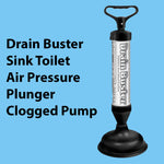 Drain Buster Plunger, Black
