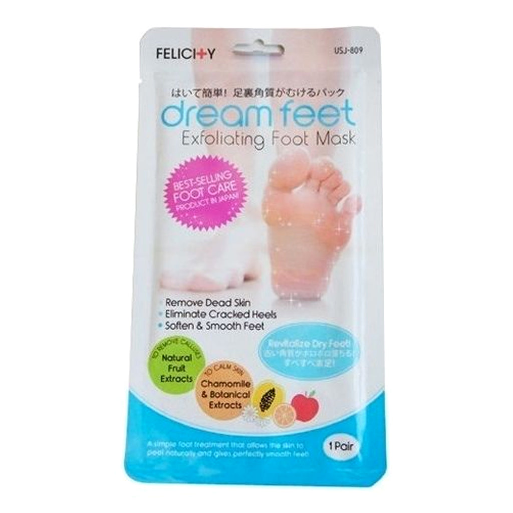 Dream Feet Exfoliating Foot Mask (One Pair) by US Jaclean