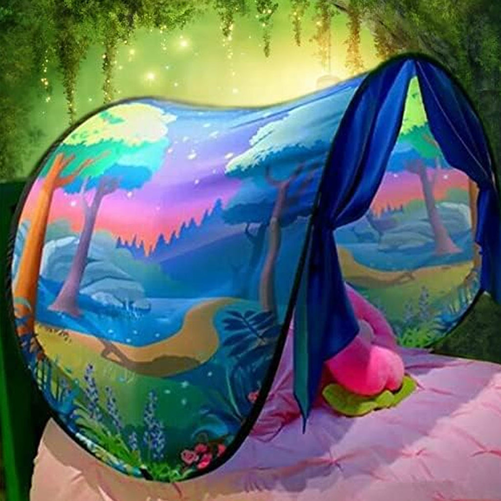 DreamTents Fun Pop Up Tent- Fantasy Forest- Twin Size