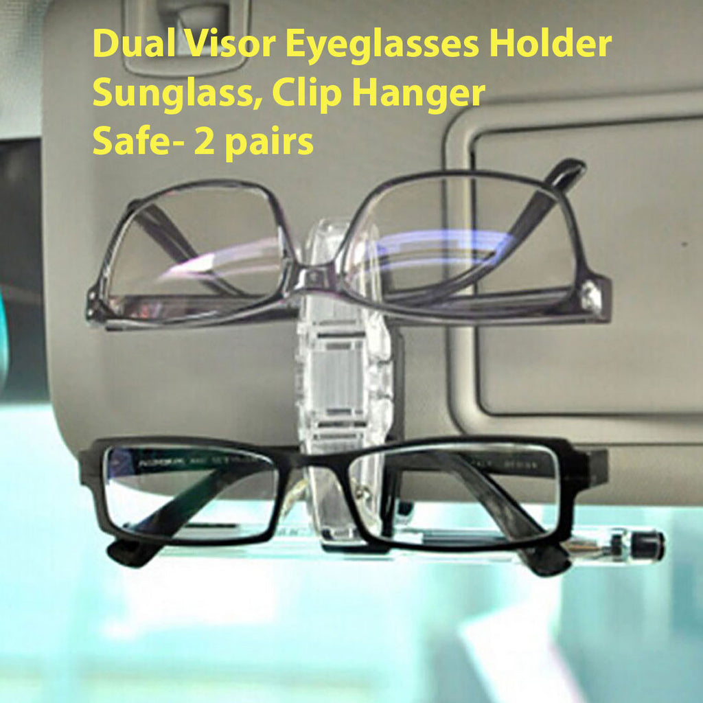 Dual Visor Eyeglasses Holder