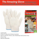 The Amazing Glove Hot Resistance Surface Handler BBQ Grilling Kitchen- 2 Pack