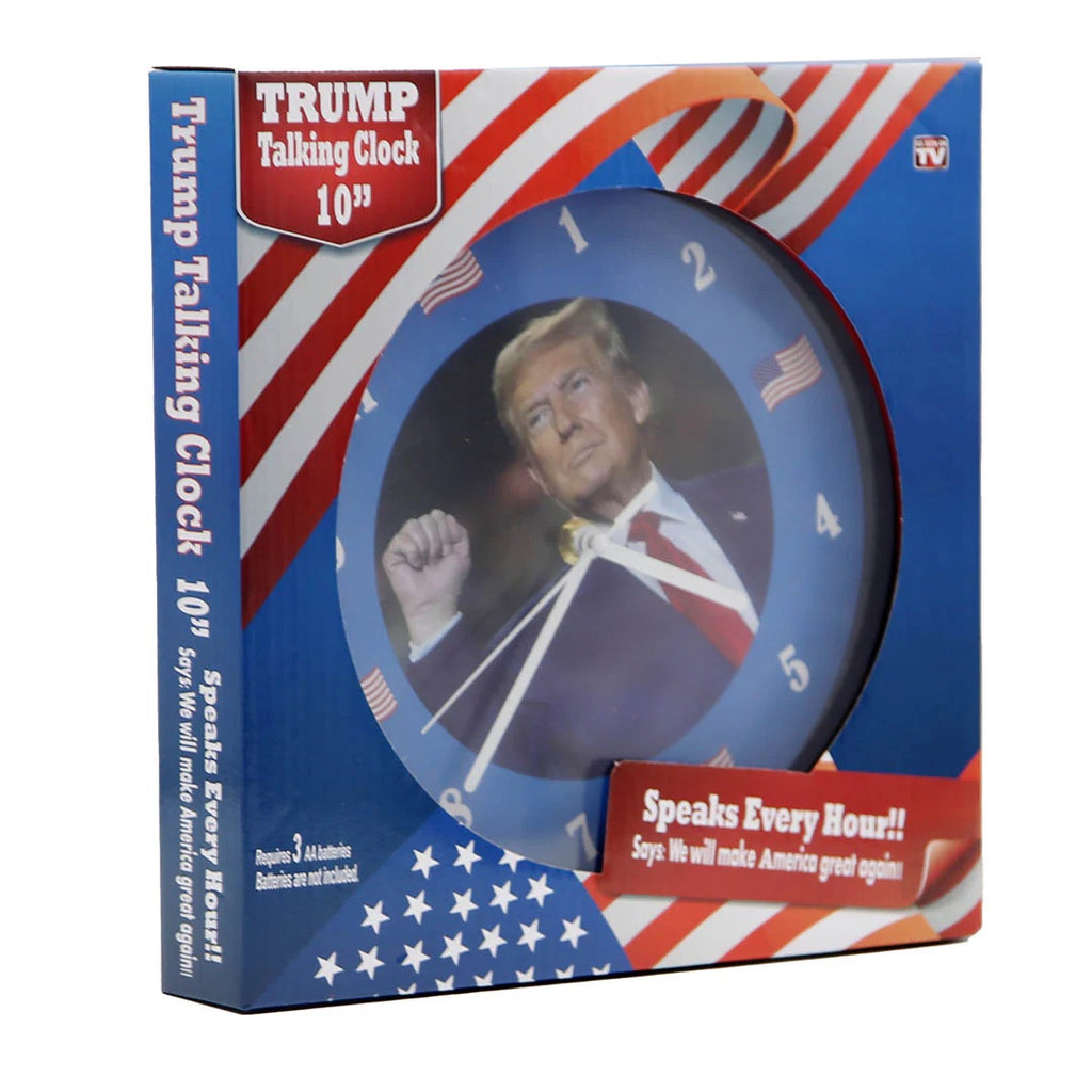 President Trump Talking Clock - "We Will Make America Great Again"