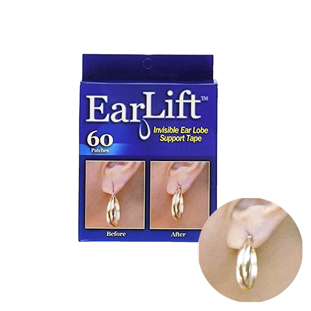 EarLift – Invisible Earring Ear Lobe Support for Comfortable Lift and Hold