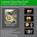 Legnoart Spicy Easy Sushi Recipe Book Vegetarian and Vegan