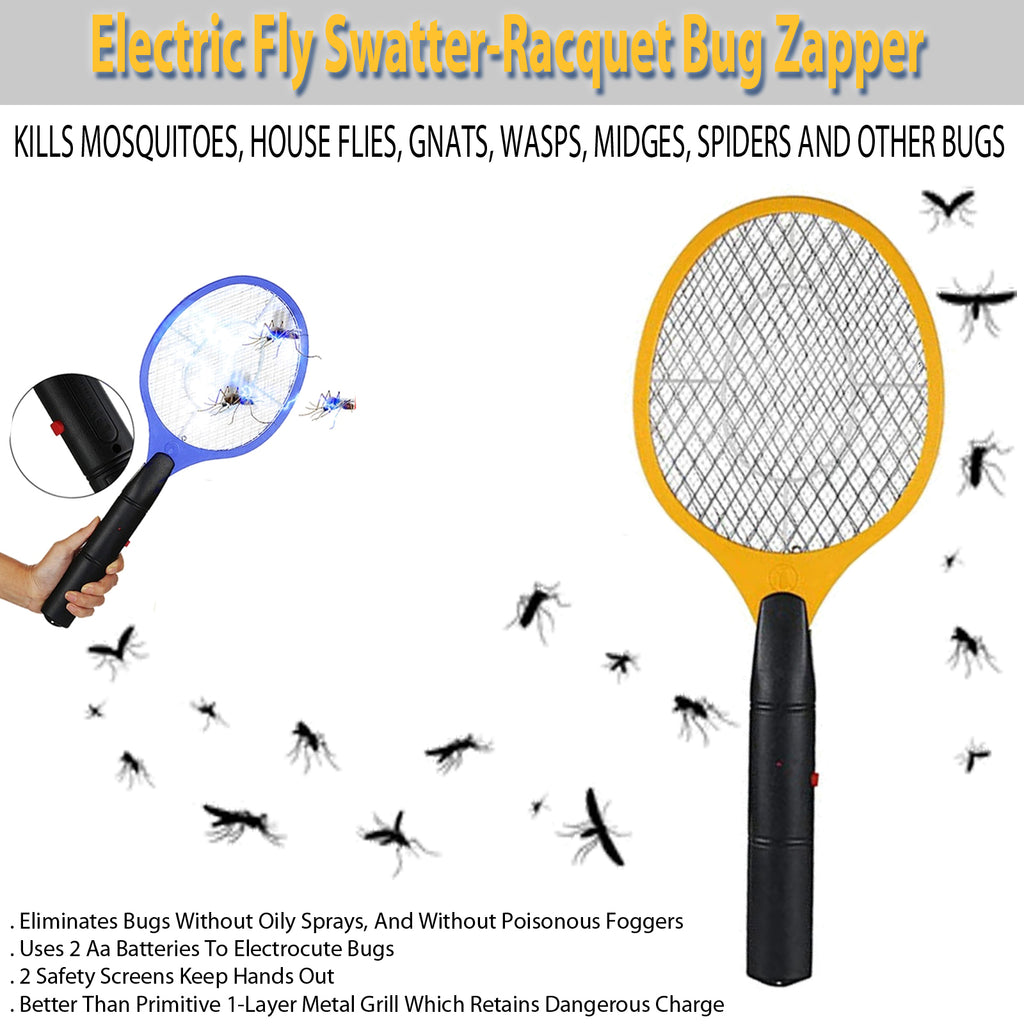 Electric Fly Swatter-Racquet Bug Zapper