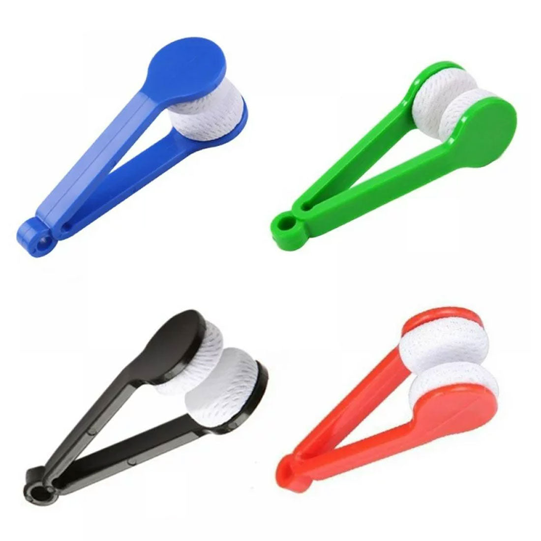 5PCS Mini Sun Glasses Sunglasses Eyeglass Microfiber Spectacles Cleaner  Soft Wipe Brushes Scruber Cleaning Tool Eyeglasses Cleaner Cleaning Clip  with