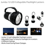 Jumbo 12 LED Collapsible Flashlight Lantern