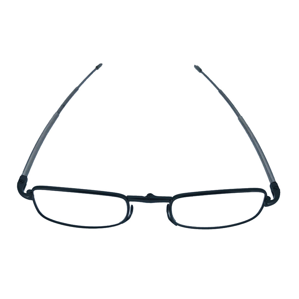 black frame glasses