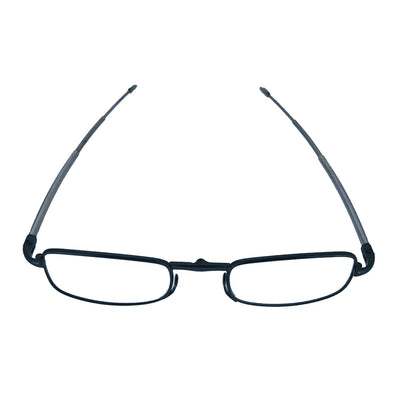 black frame glasses