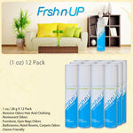 Frsh n Up Hair and Clothing Dry Spray Odor Eliminator (1 oz) 12 Pack