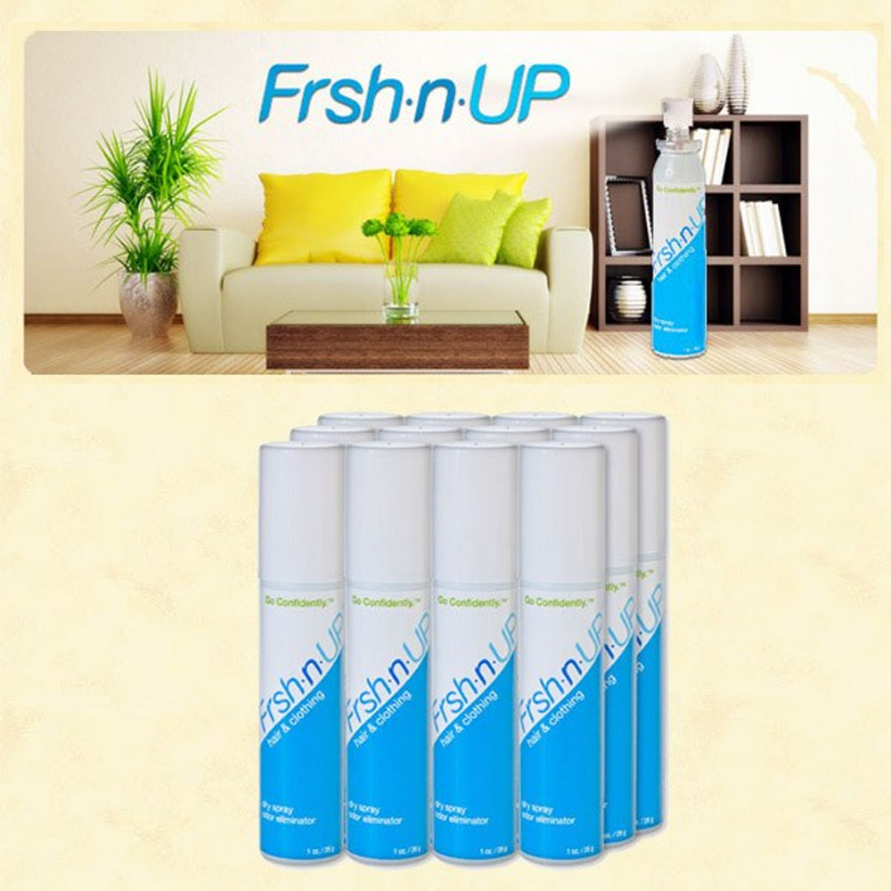 Frsh n Up Hair and Clothing Dry Spray Odor Eliminator (1 oz) 6 Pack