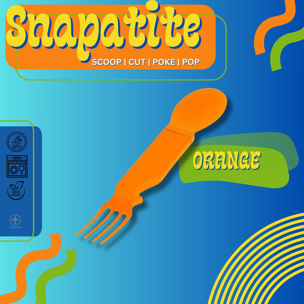 Snapatite+ 4-IN-1  Utensil Set (Orange)