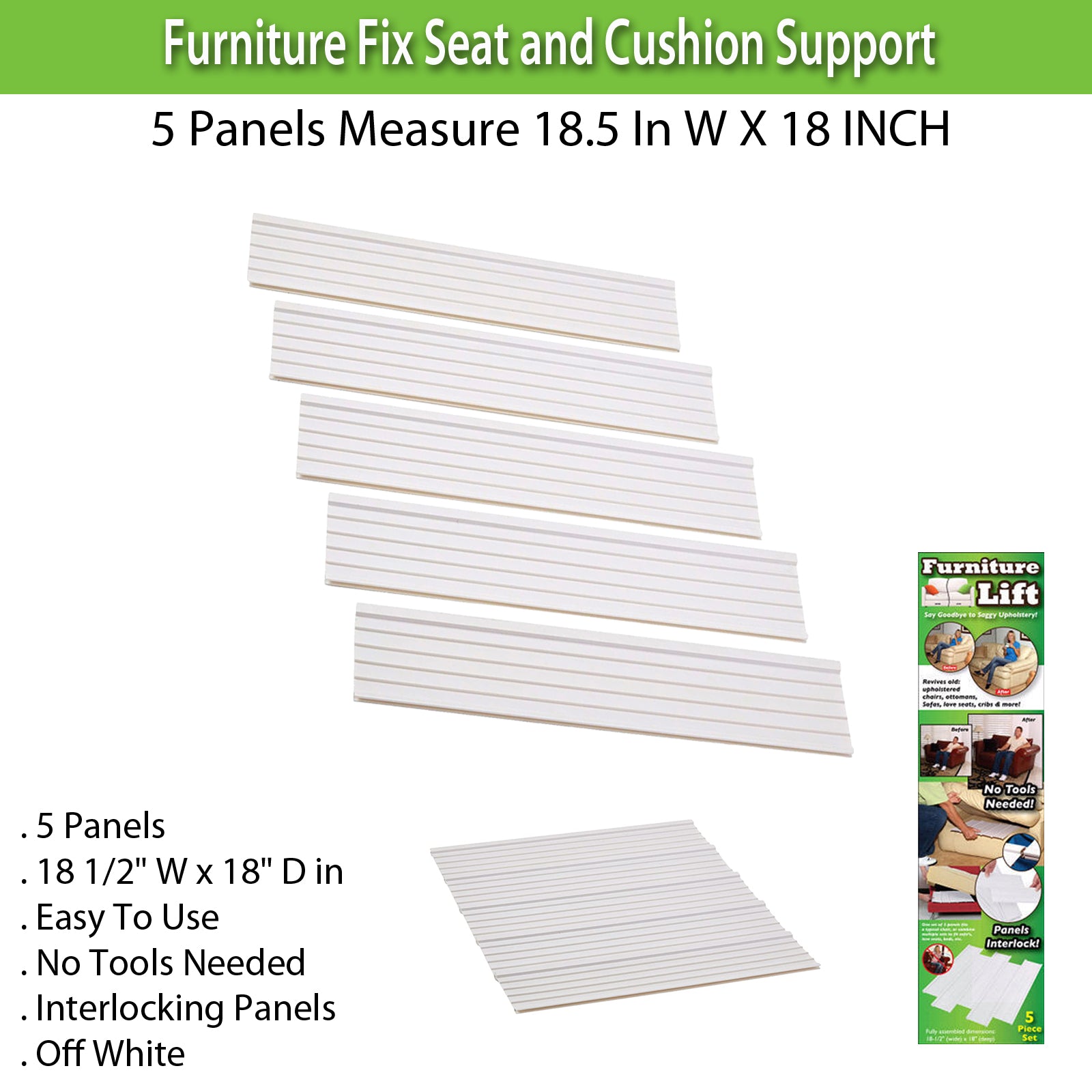 Furniture Fix - Support For Sagging Chair Set of 18