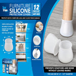 12 Piece Silicone Furniture Protection Covers Protect & Preserve Your Furniture