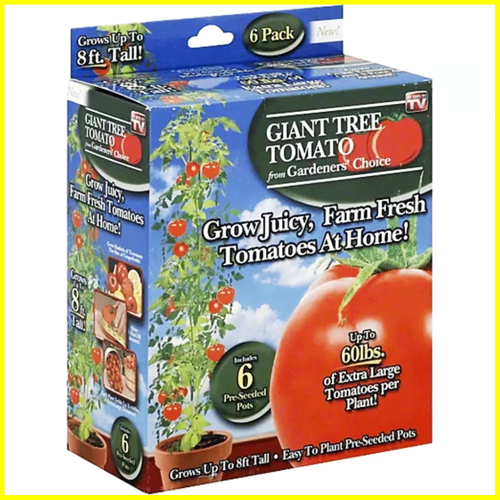 Gardener's Choice Giant Tree Tomato - Includes 6 Pre-Seeded Pots