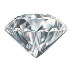 faceted diamond