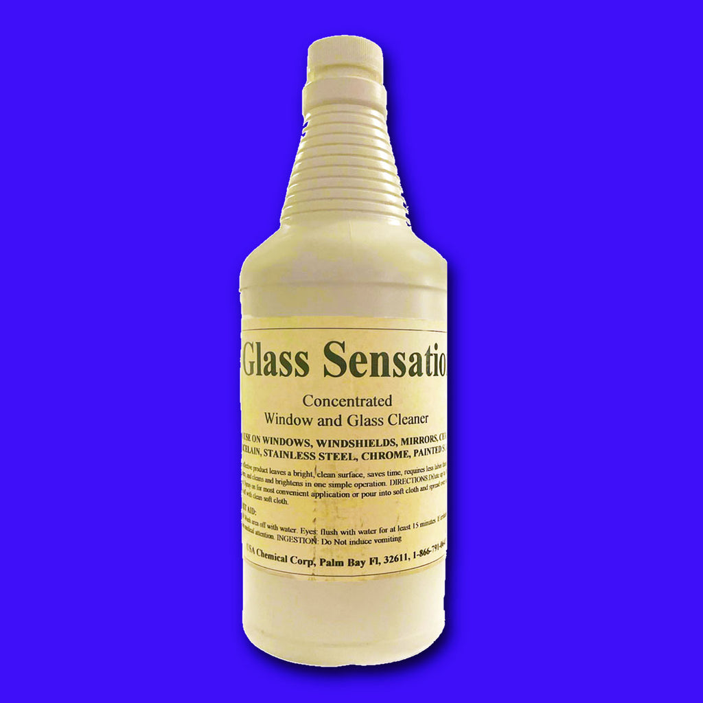 Glass Sensation Cleaner Wiping Dirt Dust Window Glass (1 Qt)
