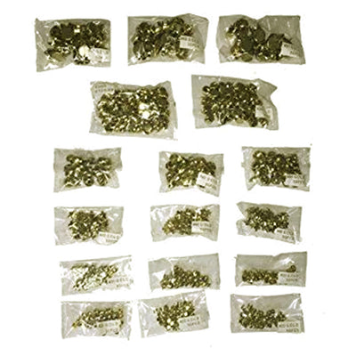 gold flat studs