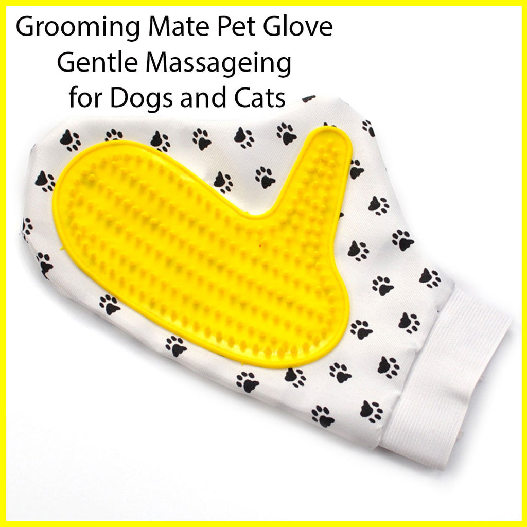 Grooming Mate Pet Glove - Effortless Grooming and De-Shedding Tool