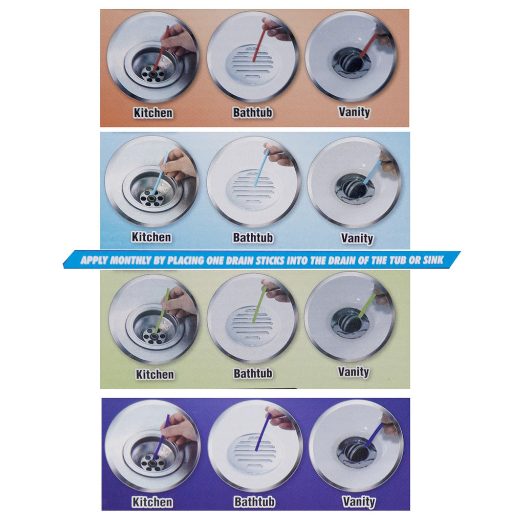 drain cleaning sticks