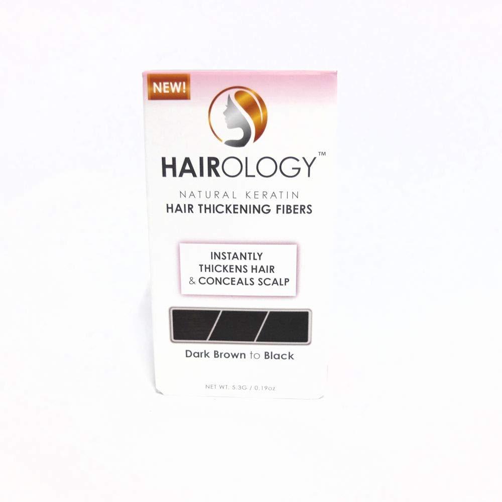Hair Building Thickening Fibers, Black, 0.2 Ounce