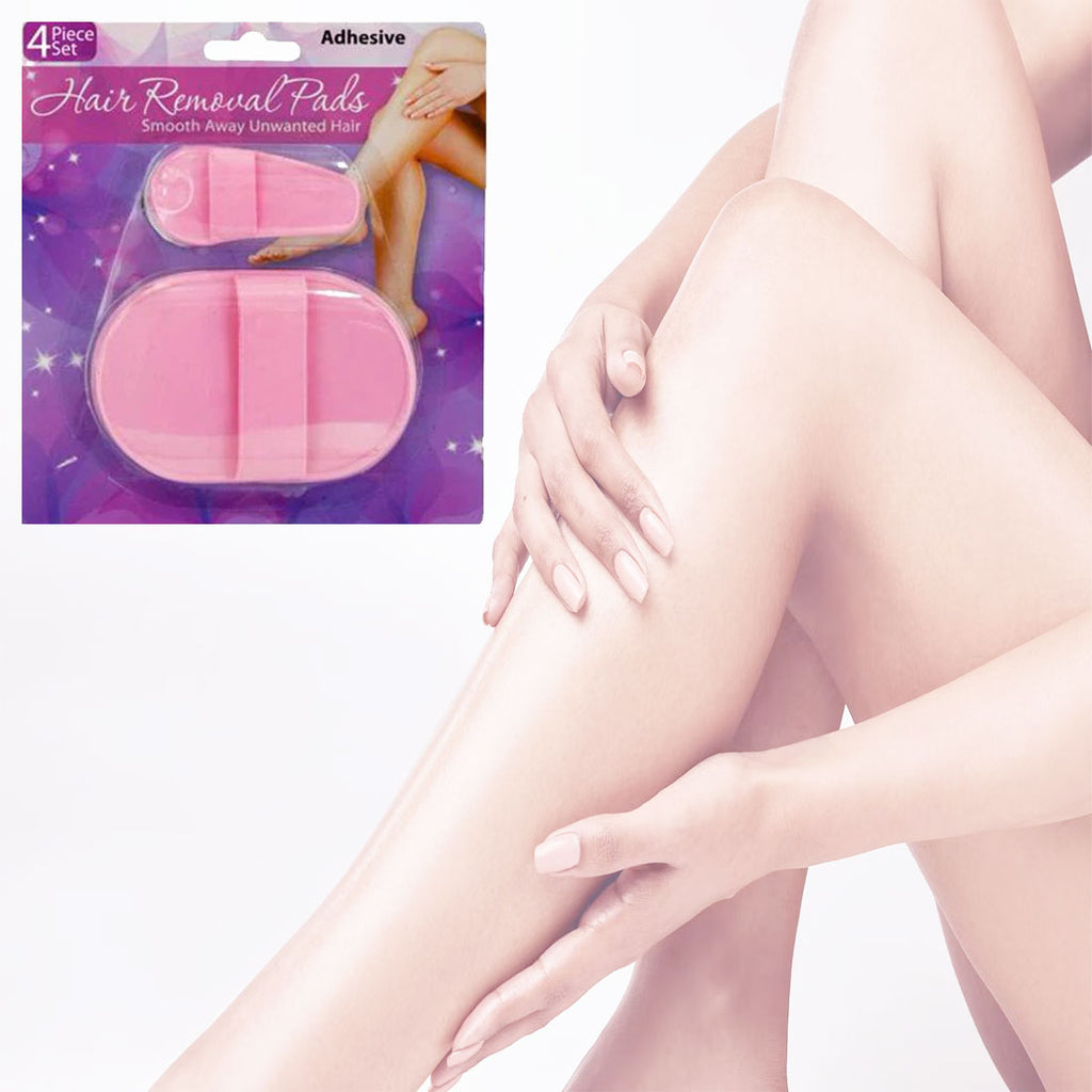 Hair Removal Pads 4 Piece Set (2-Pack)