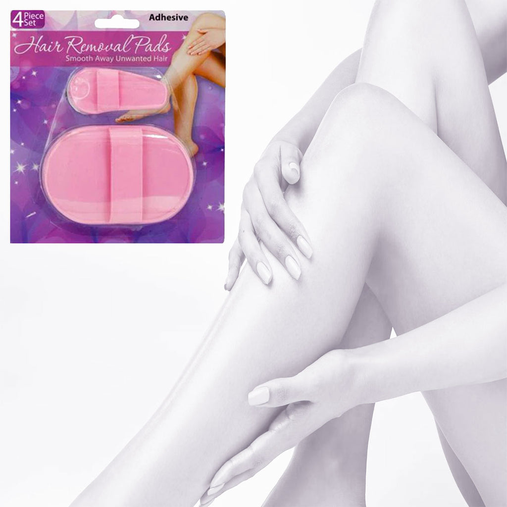 Hair Removal Pads 4 Piece Set (2-Pack)