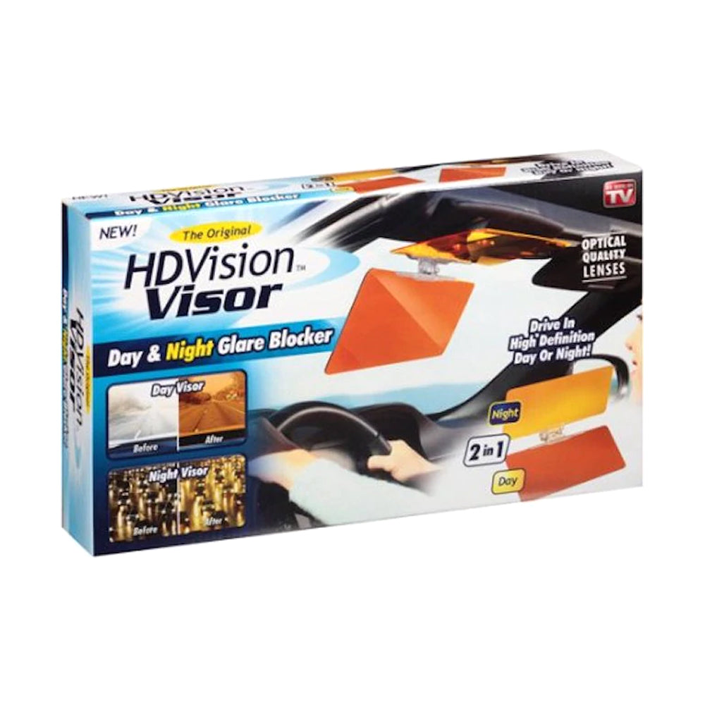 2 in 1 Car Sun Visor Extension Anti Glare Driving HD Visor for Day Night  Driving