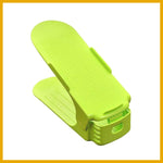 Shoe Double Decker - Efficient Space-Saving Organizer- Green