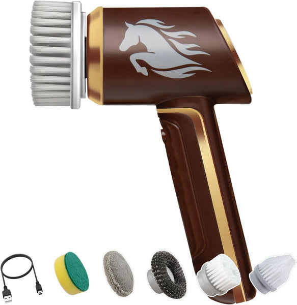 Ruby Horsepower Scrubber Gold Edition - 350 RPM Cordless Power Scrubber