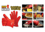 Hot Hands Non-Slip Silicon Cooking Glove Kitchen Baking 2 pack