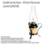 Candle by the Hour - 40 Hour Hurricane Lantern