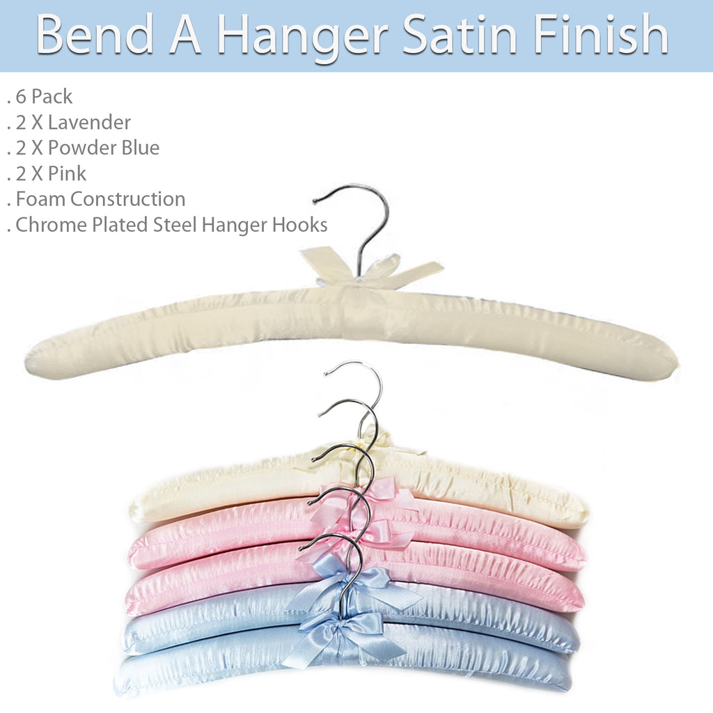satin covered hangers
