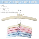 satin covered hangers
