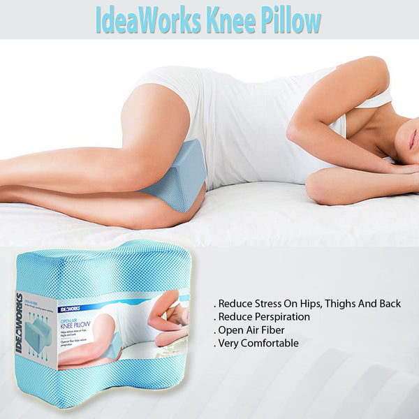 IdeaWorks Comfortable Relief Knee Pillow for lower Pain