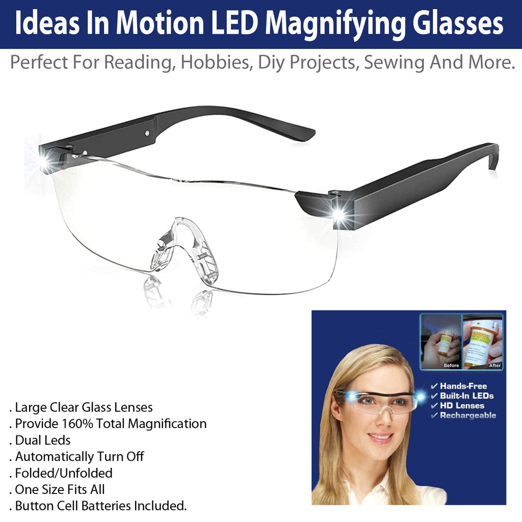 magnifying glass with light