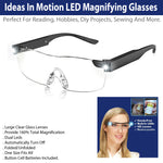 magnifying glass with light