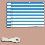 Ideaworks Deck & Fence Privacy Screen- Blue and White Stripes