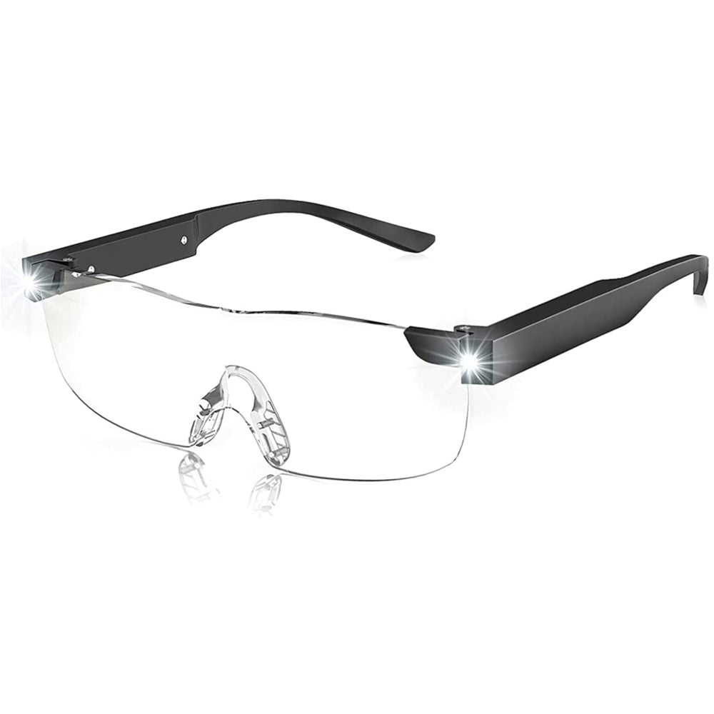 magnifying glass with light