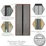 black screen door