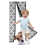 magnetic mesh screen door