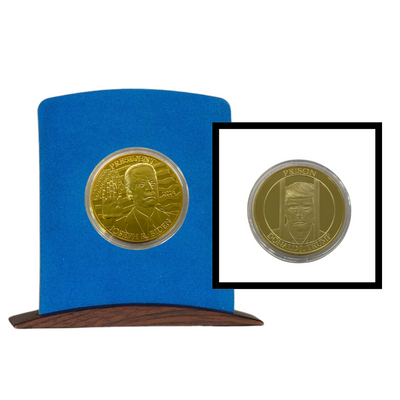 Joe Biden Commemorative Coin [17699B] – Gold-Layered Collectible with Display Case and Certificate