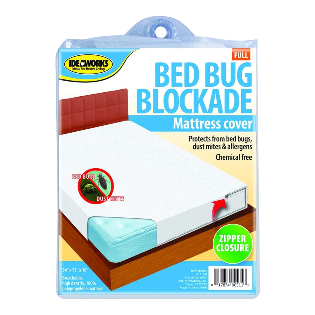 Bed Bug Blockade Mattress Cover- High-Density Polypropylene Mattress Pads Covers Full Size (54" X 75" X10")