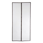 IdeaWorks Insta-screen Magic Magnet Screen Door, Black